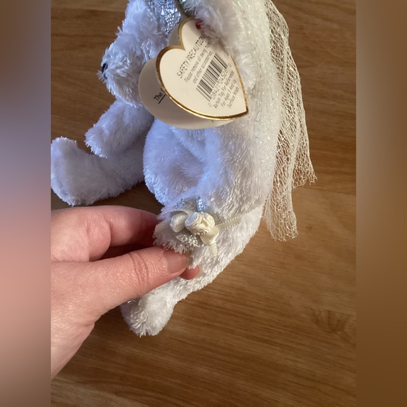 RARE VINTAGE Retired Set of two Ty Beanie Babies Bride and Groom 2002 - Picture 9 of 10